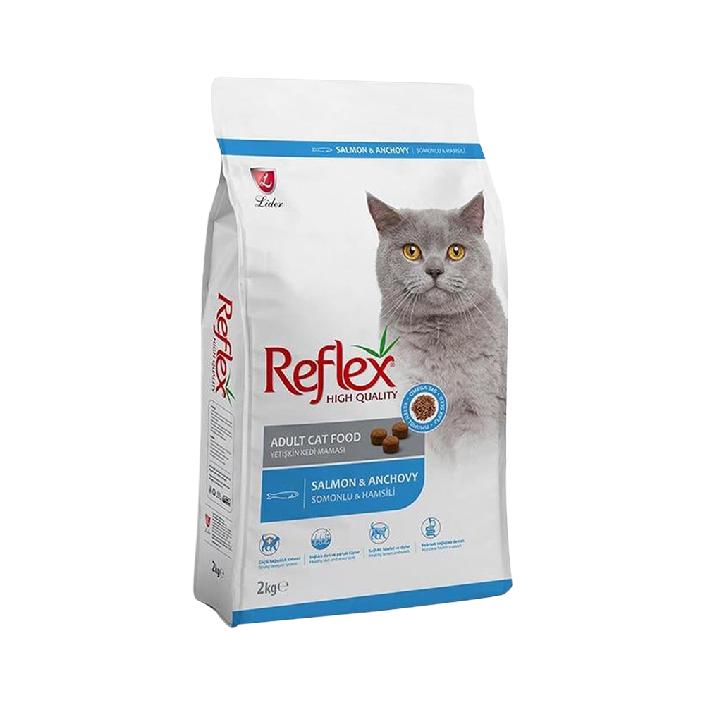 Reflex Somon Hamsi Balıklı Kedi Maması 2 kg