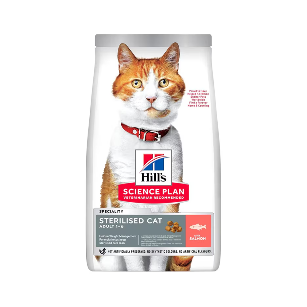 Hills Somonlu Kısırlaştırılmış Yetişkin Kedi Maması 1,5 kg
