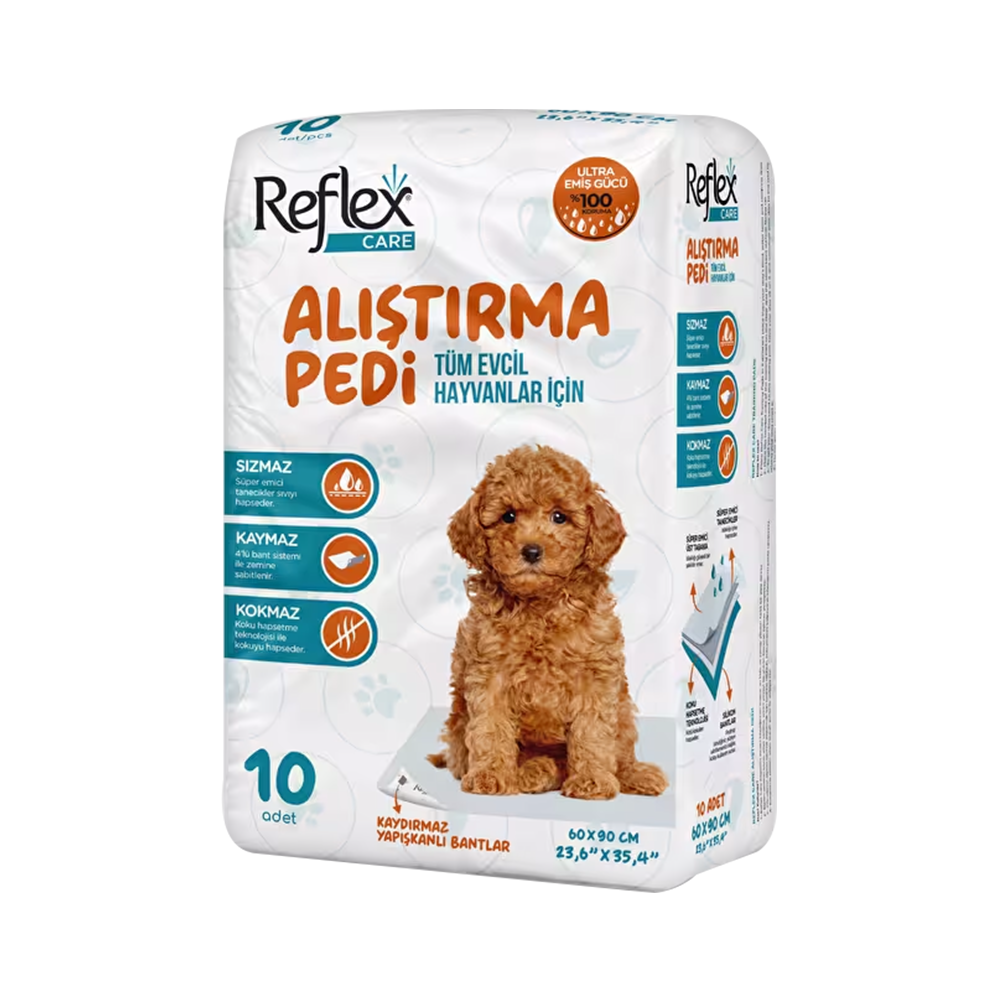 Reflex Care Kaydırmaz Köpek Alıştırma Pedi 10 lu - 60 x 90 cm