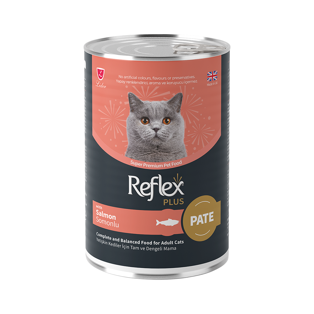 Reflex Plus Pate Somonlu Yetişkin Kedi Maması  395 g